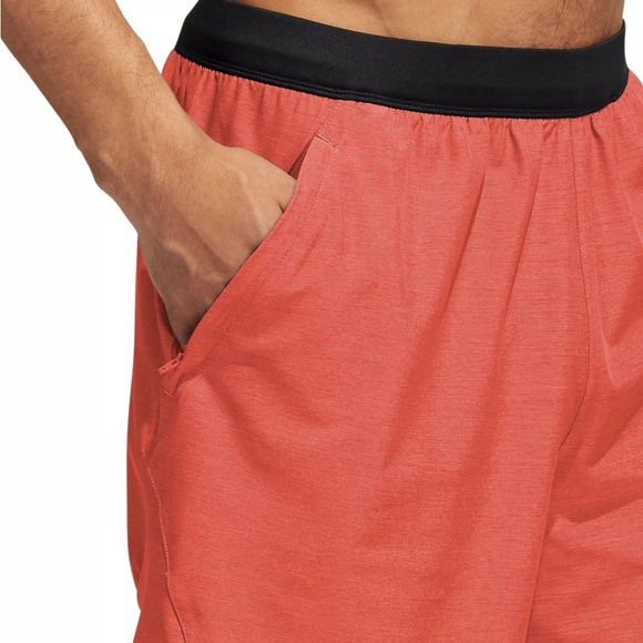 Adidas Axis Woven 6” Training Gym Shorts Coral Fusion IT5710 Comfort Mens Sz 2XL - Picture 4 of 10